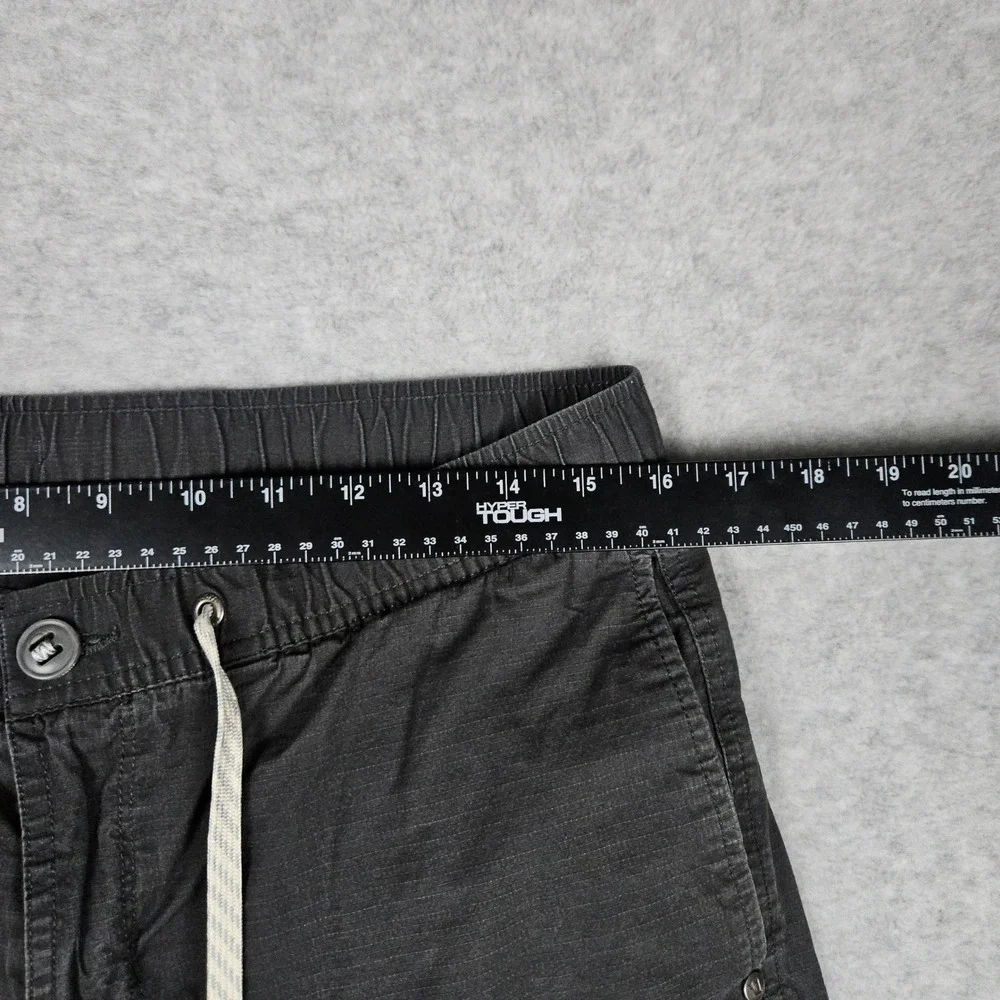 Vuori Men's Large Gray Black Ripstop Climber Pants Jogger Hiking Activewear V412